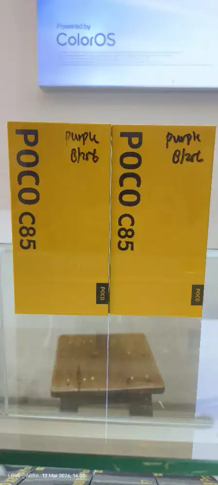 Poco c85 8/256 resmi garansi 15bulan