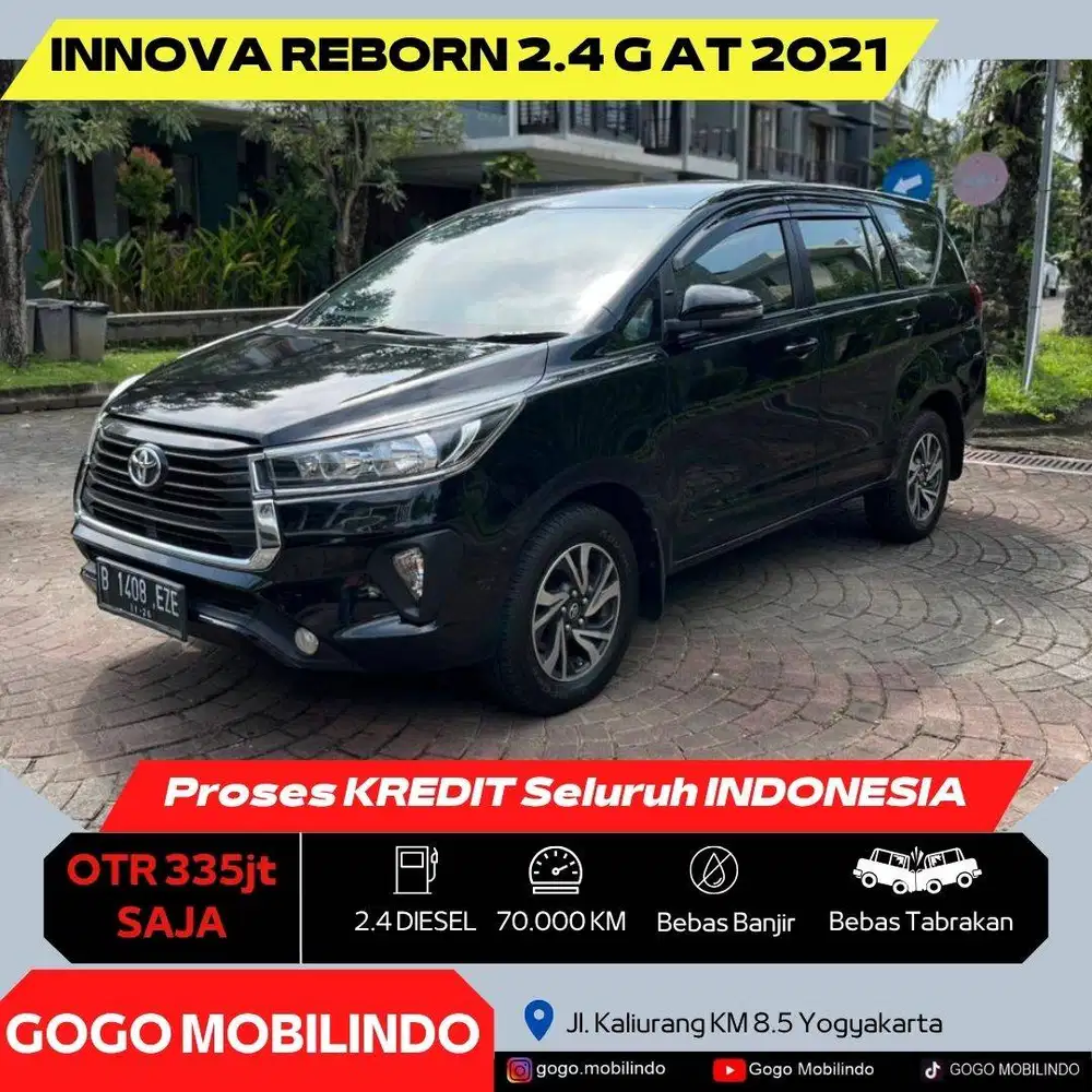 Toyota Innova Reborn G Matic 2021 ORISINIL Bisa Kredit DP Minim Rush