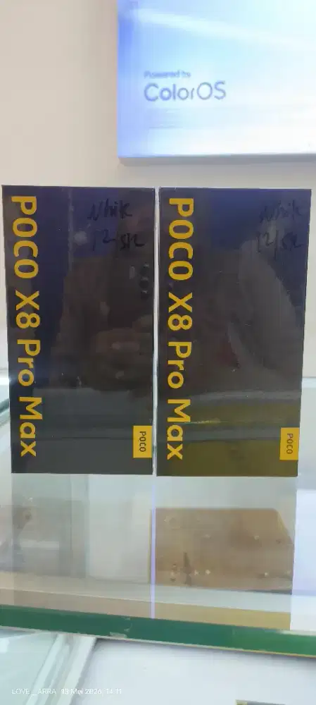 Poco x8 promax 12/512 garansi resmi 15bulan