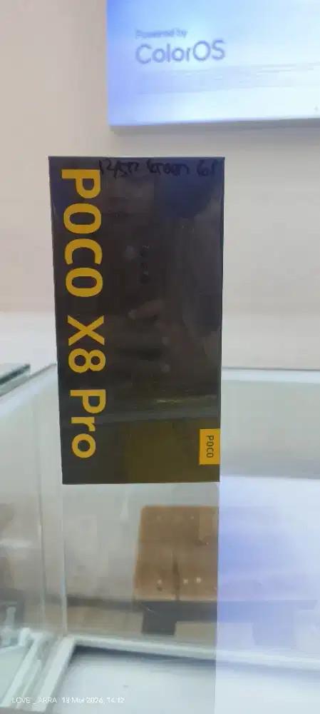 Poco x8 pro 12/512 garansi resmi 15bulan
