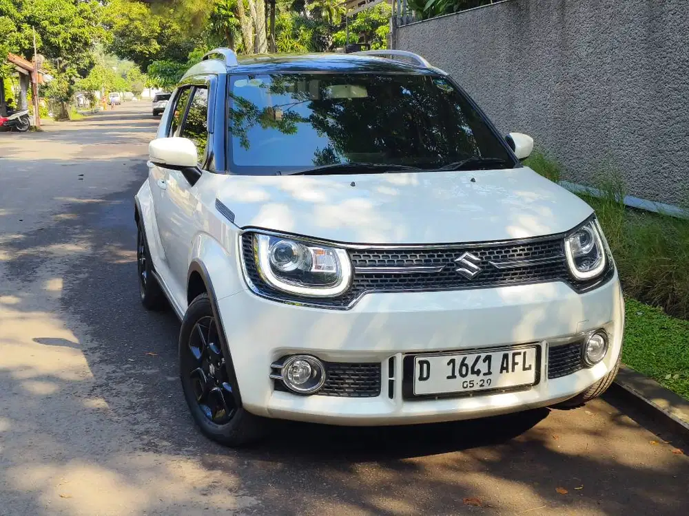 suzuki ignis GX at matic 2017 putih mulus bandung