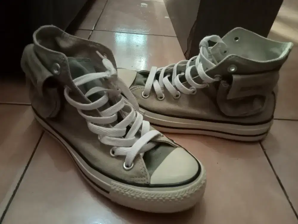 Sepatu Converse all Star hijau army