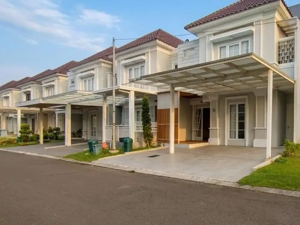 Disewakan Rumah Cantik dan Aesthetic Full Furnished di Cluster Menaggio Village, Gading Serpong