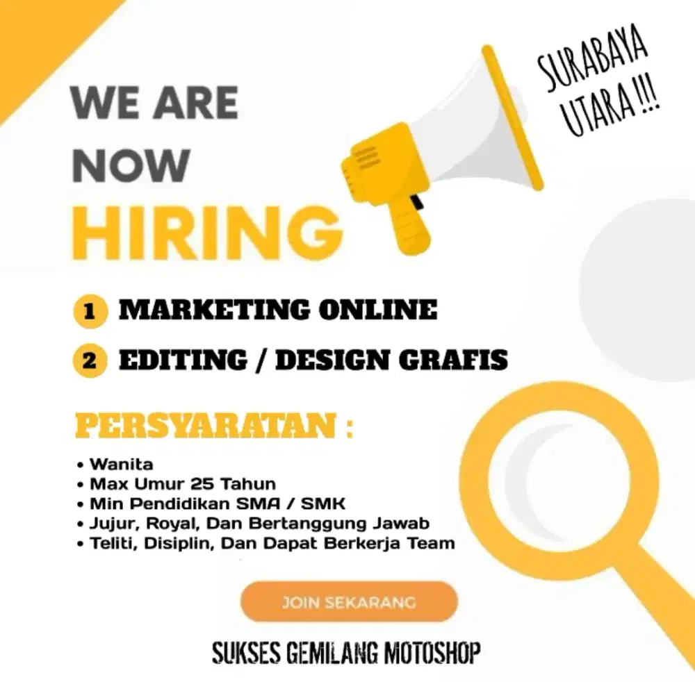 Online shop Sukses Gemilang Motoshop