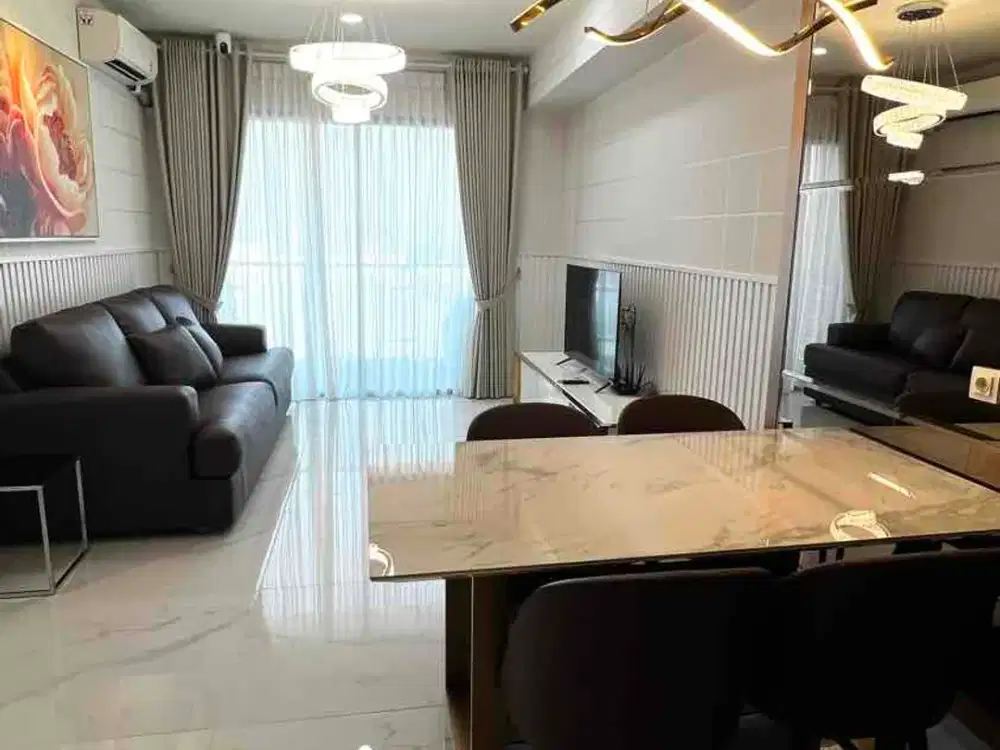 dijual BU apartemen Sky House BSD sudah furnish dan interior