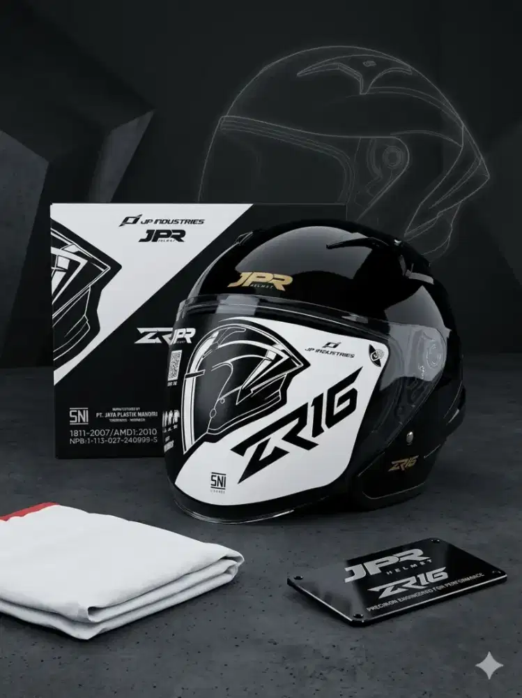 Dijual helm baru jpr zr16