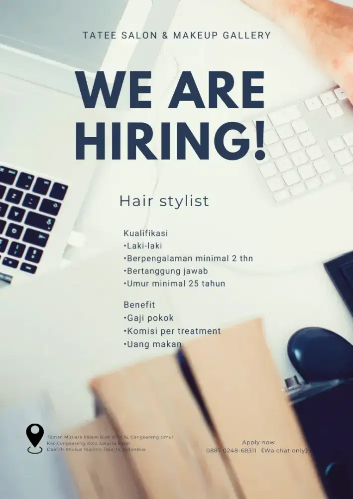 Lowongan pekerjaan hair stylist di salon