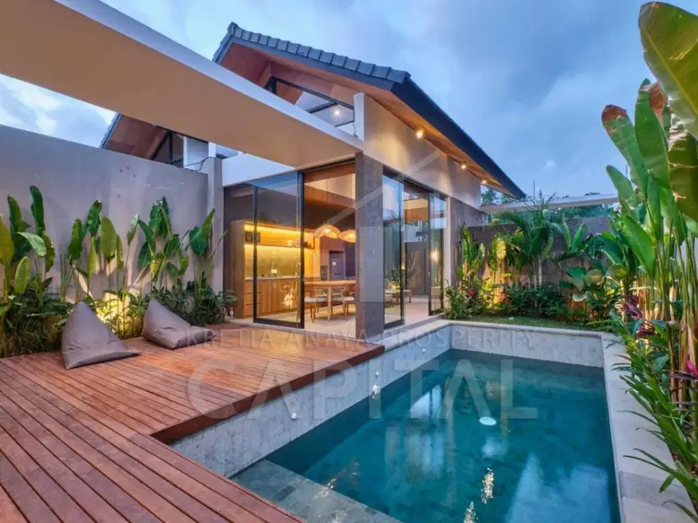 TERSEDIA 15 UNIT VILLA CANTIK MODERN TROPICAL DI UBUD BALI DENGAN POTENSI INCOME 8 - 12% SETIAP TAHUN SIAP JADI MILIKMU