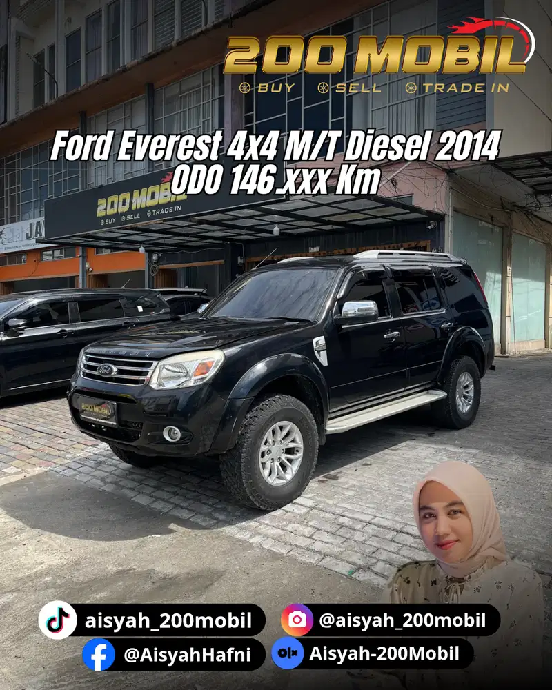 Ford Everest 2.5L 4x4 M/T 2014 Diesel