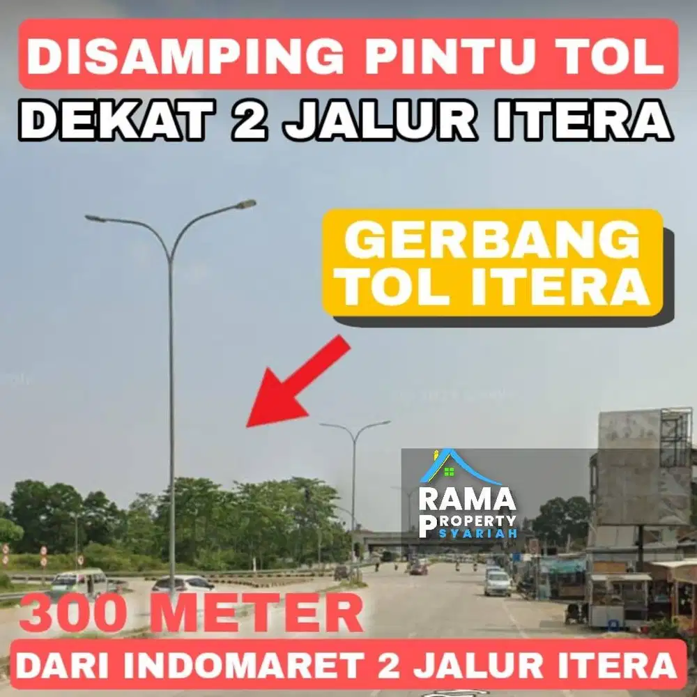 PALING DEKAT KAMPUS ITERA! RUMAH BEBAS BANJIR N RIBA DP MURAH