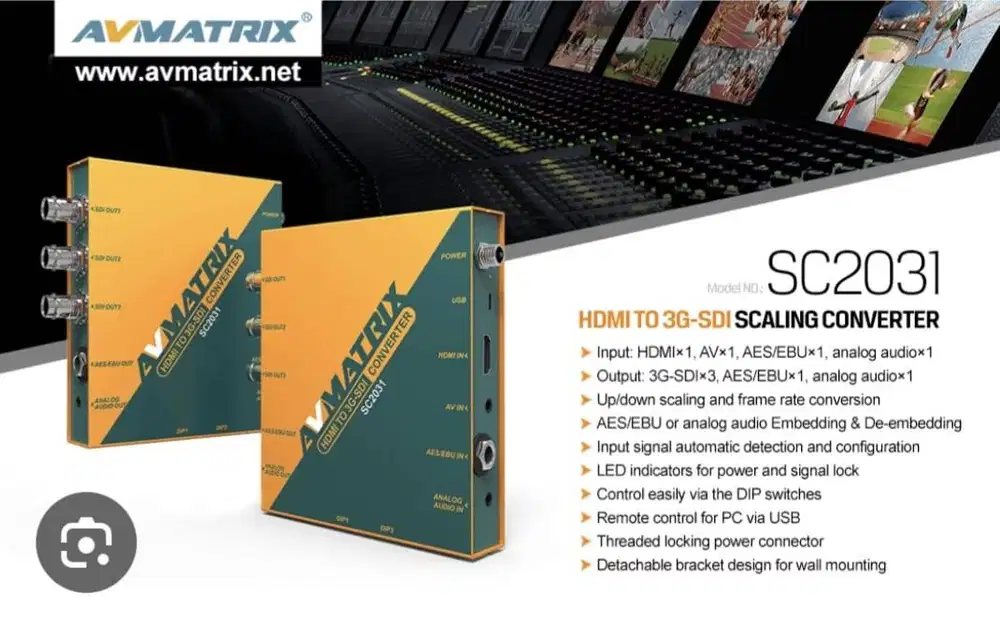 AV MATRIX SC 2031 KONVERTER VIDEO PENGUBAH SINYAL