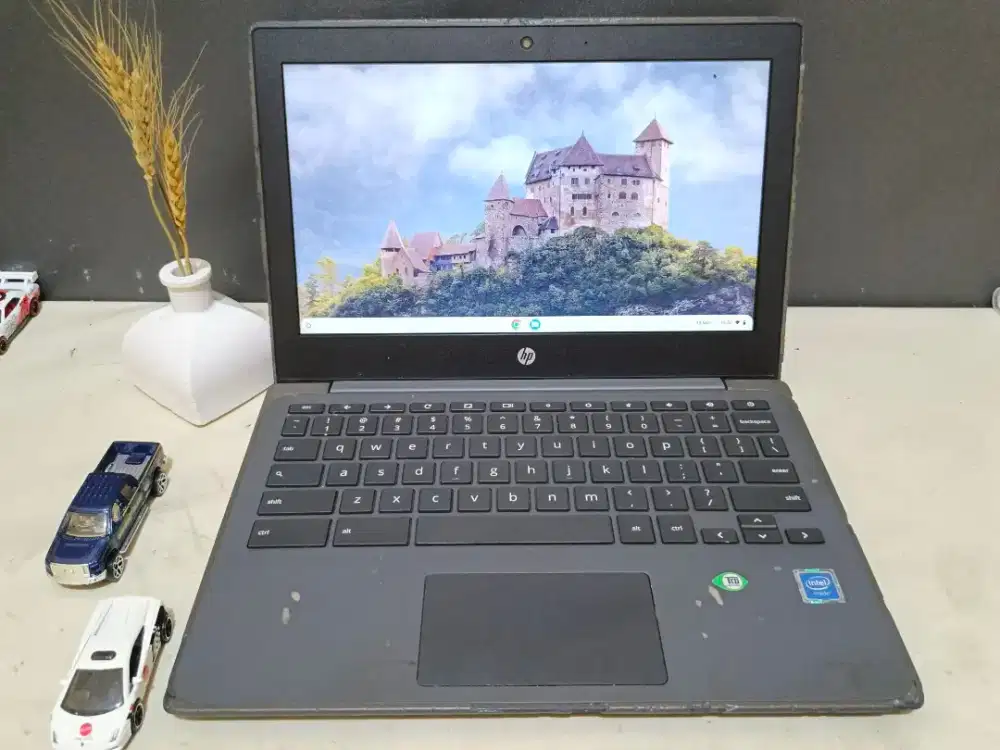 Laptop Hp Chromebook 11G8 Celeron N4020 Ram 4Gb Ada Playstore Slim Fit