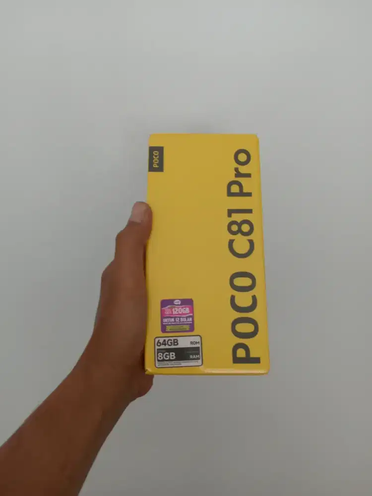 Fast respon WA Poco C81 Pro 4+4/64 Garansi resmi 15bln