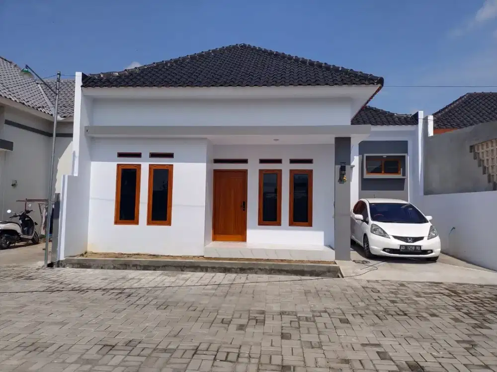 dijual rumah pesan bangun hunian lokasi di gentan bisa free desain