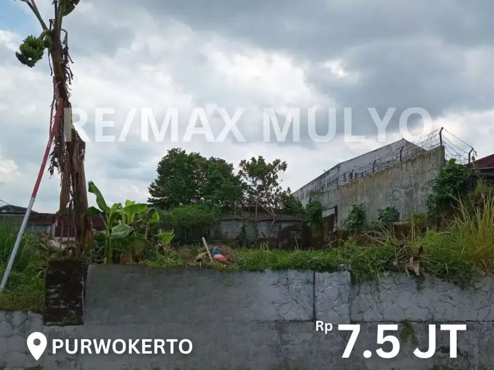 Dijual Tanah Siap Bangun, Strategis Cocok untuk usaha Area Purwokerto