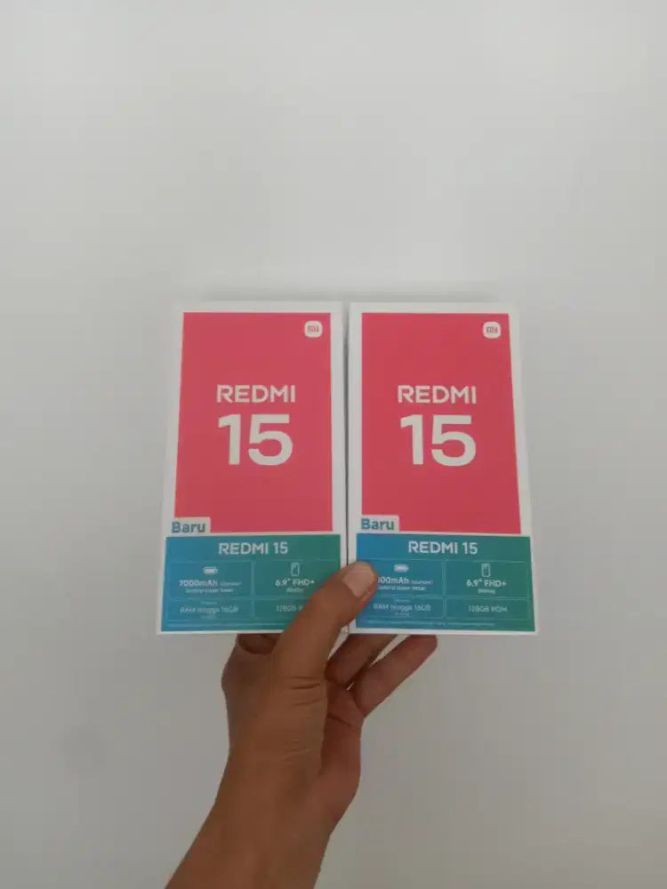 Fast respon WA Xiaomi Redmi 15 8+8/128 NFC Garansi resmi 15bln