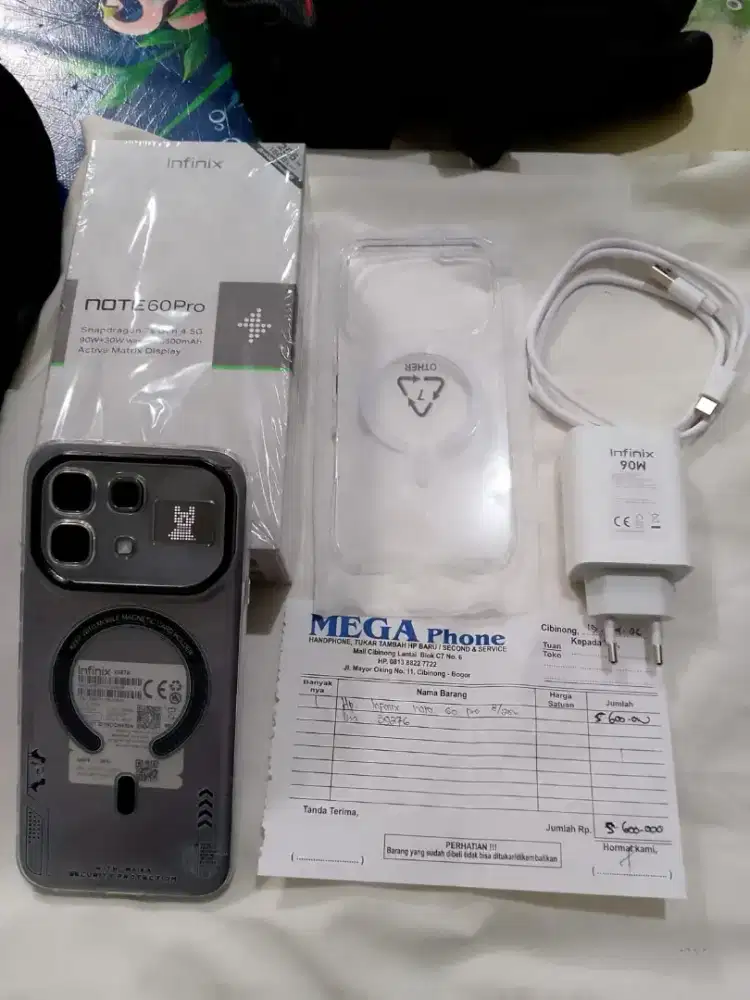 infinix note 60pro 5g 8+8/256