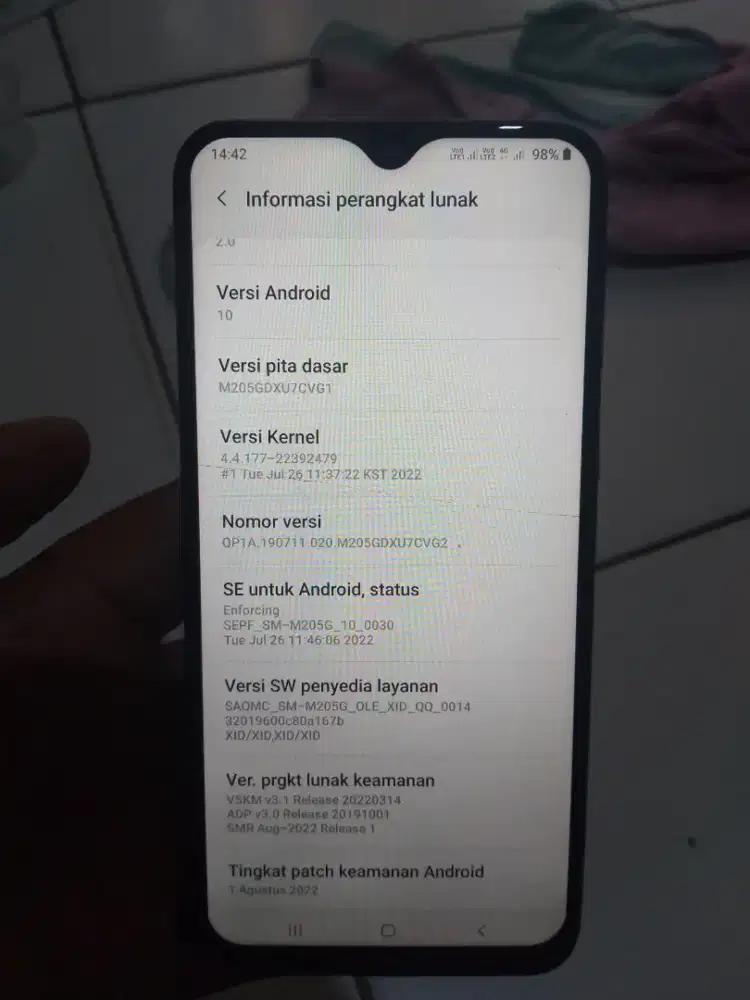 Handphone samsung m20