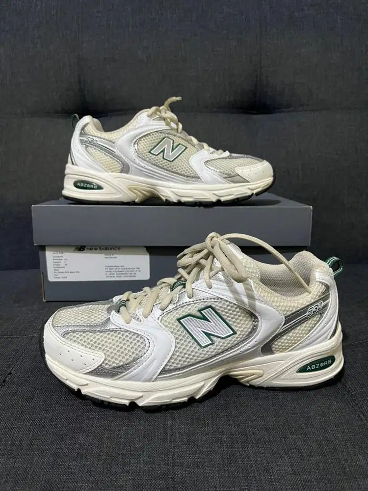 Sepatu New Balance NB 530 Sea Salt Marsh Green