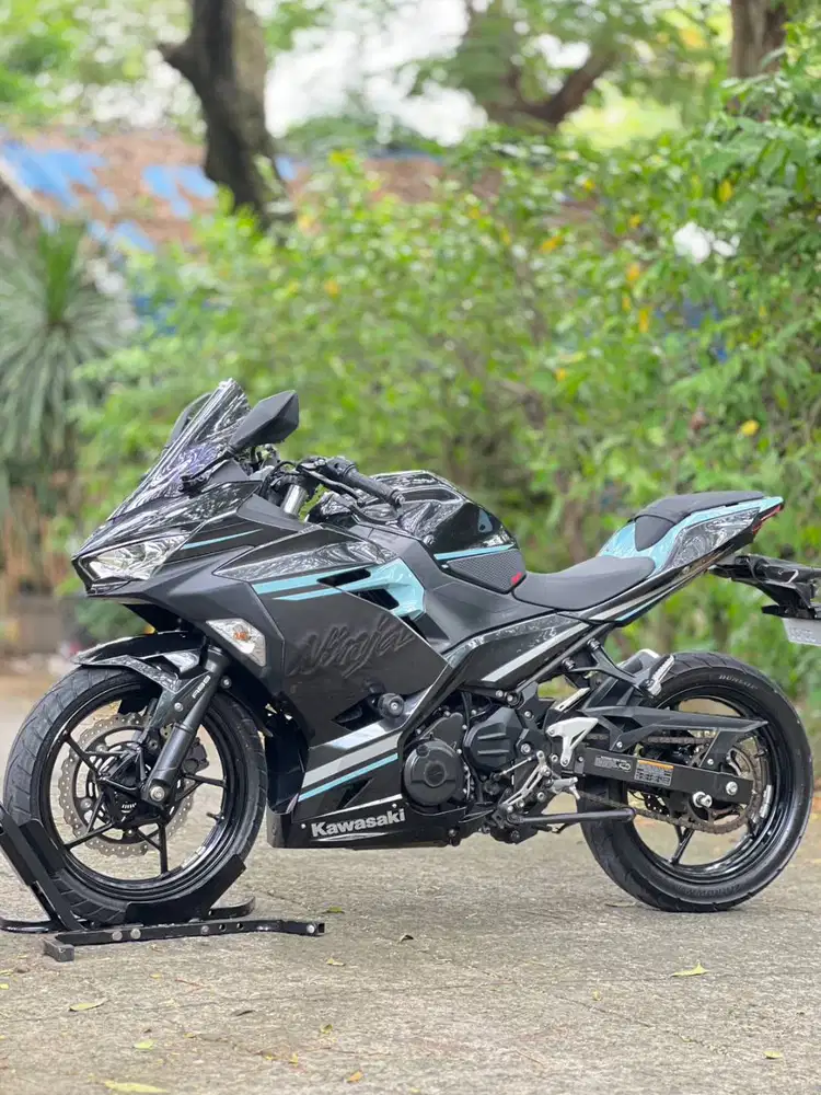 KAWASAKI NEW NINJA 250 FI ABS MDP HITAM 2020 KM 10K TAX ON FULL MULUS