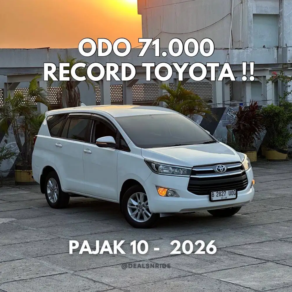 ODO 71.000 ANTIKK !! PAJAK 10/2026 TOYOTA INNOVA REBORN G BENSIN 2019