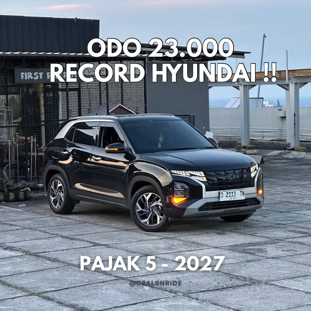 ODO 23.000 ANTIKK !! PAJAK 5/2027 HYUNDAI CRETA STYLE 2024 SIAP PAKAI