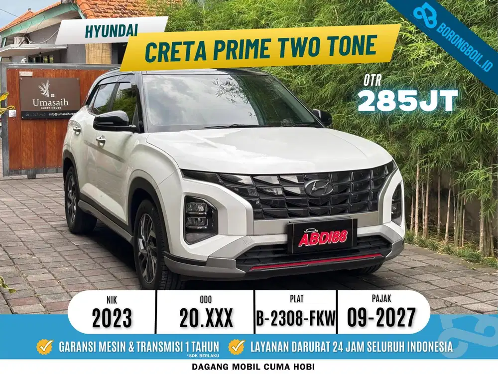 Hyundai Creta Prime AT 2023 Two Tone Putih