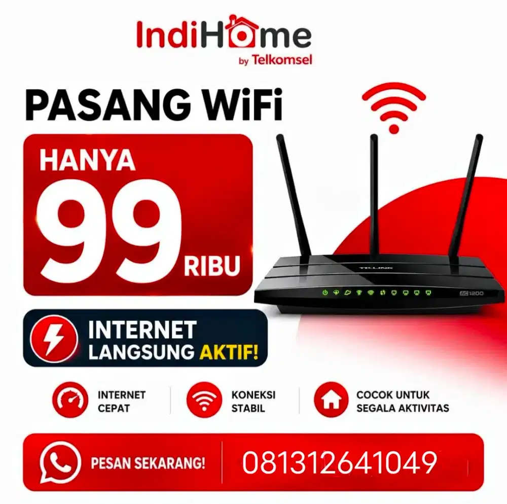 Registrasi pasang WiFi indihome