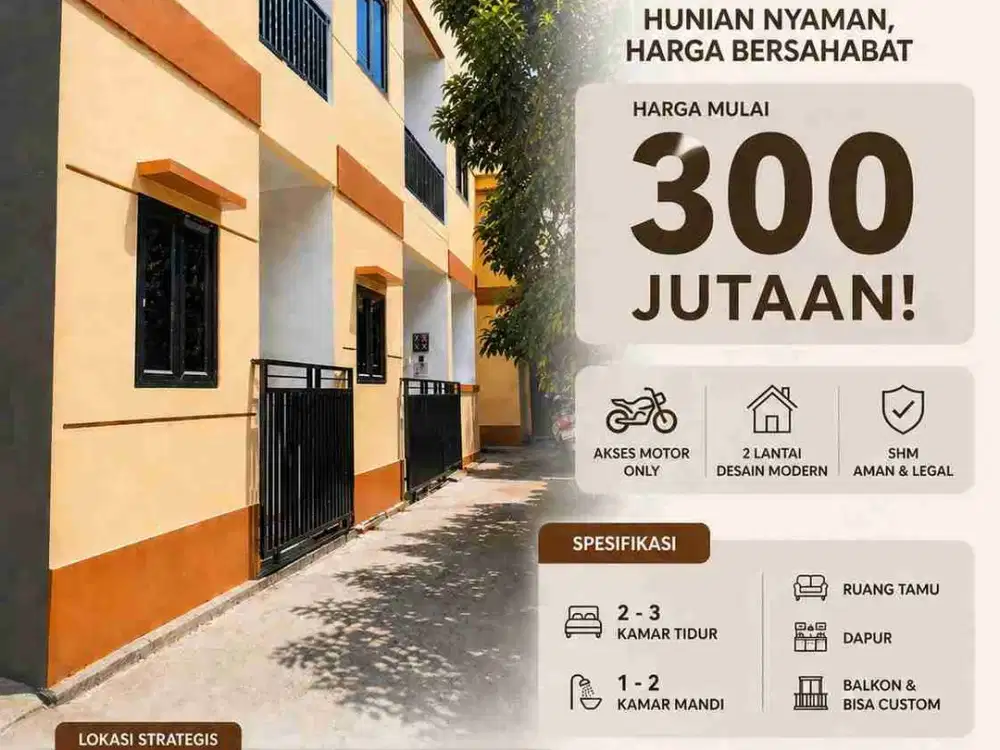 Jual Rumah Minimalis Akses Motor Di Jagakarsa Jaksel,Skema Pembelian Cash