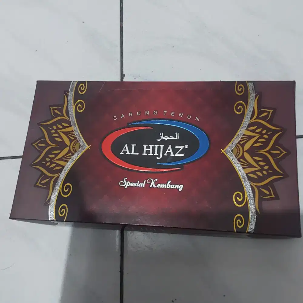 Sarung tenun al hijaz baru belum dipakai