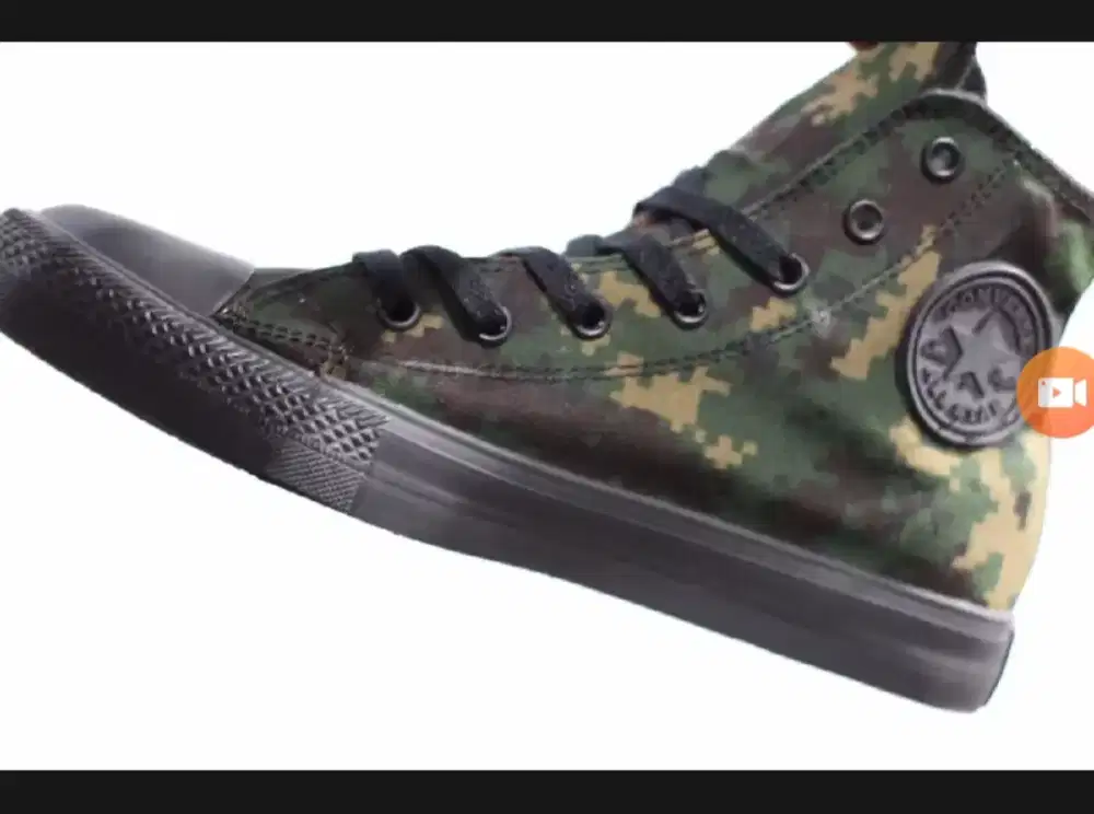 Sepatu sneaker all star army loreng limited edition