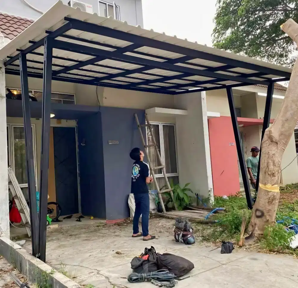 Kanopi baja ringan atap alderon