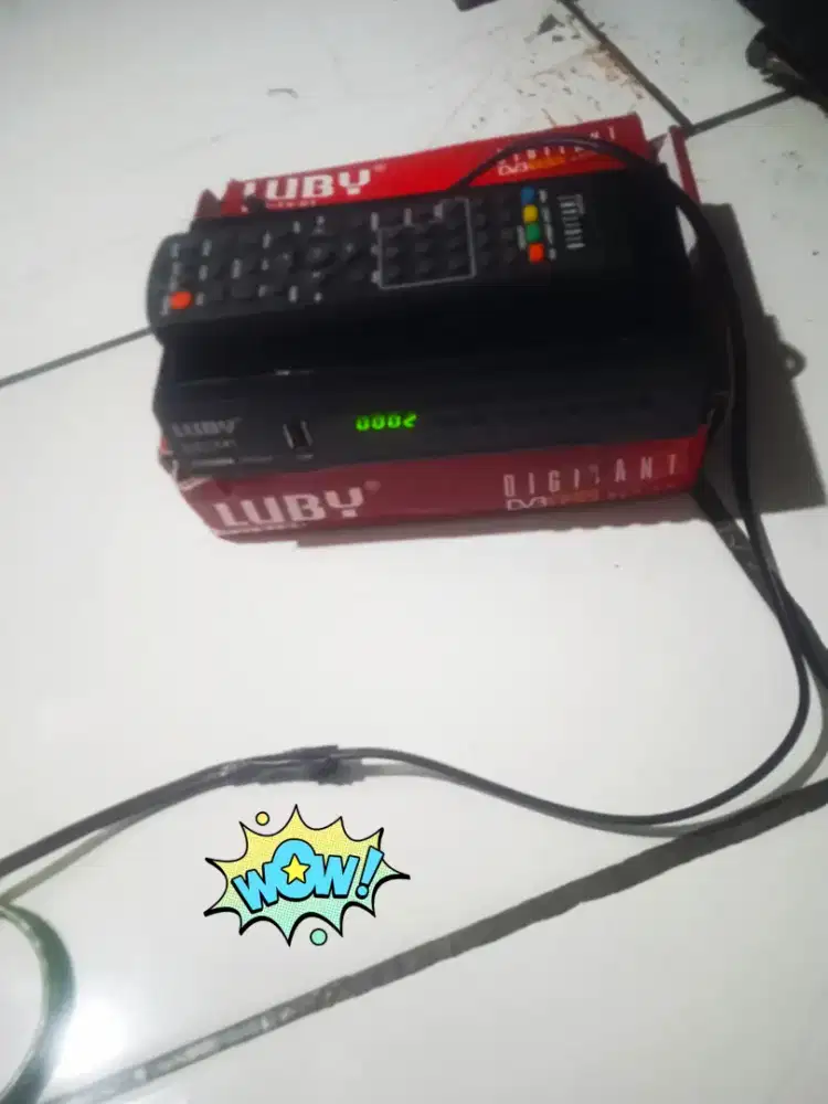 Dijual : Rp 170.000 Nett, Satu STB Merk Luby,Ada 48 Chanel TV di STB