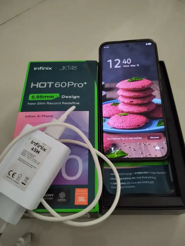 Infinix hot 60pro Plus 8+8/256 Black