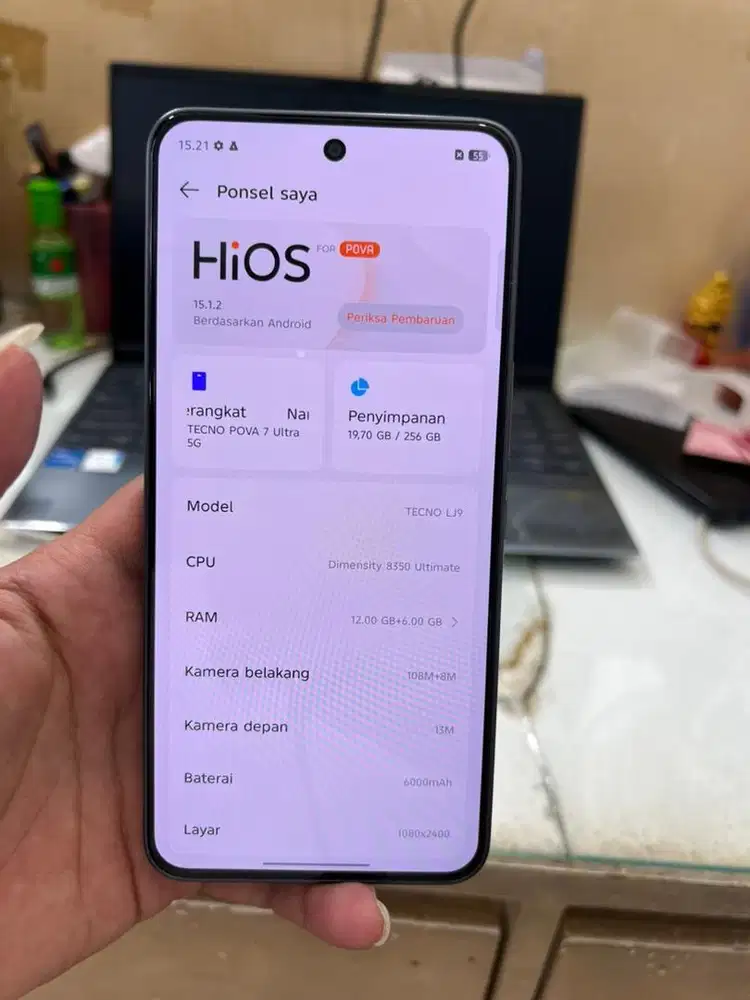 Tecno Pova 7 Ultra 5G 12GB+256GB Second Like New