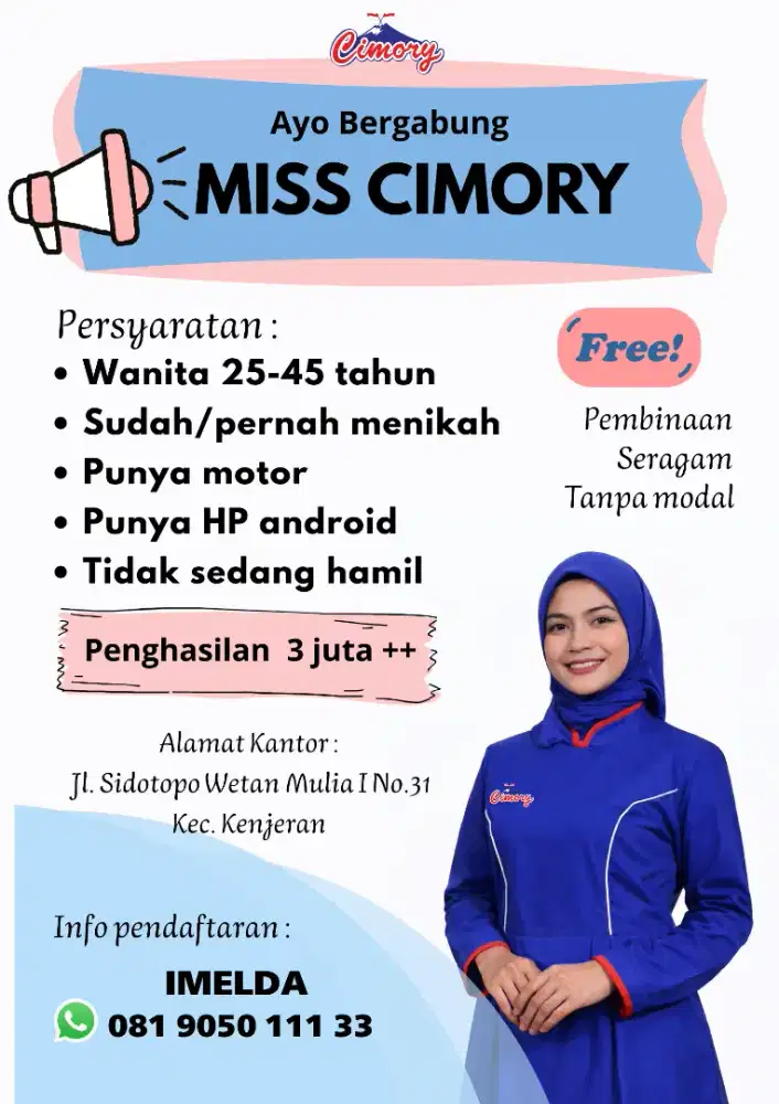 Lowongan Kerja Miss Cimory