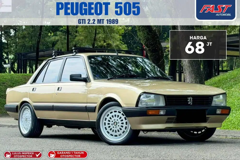 PEUGEOT 505 GTI 1989 2.2 MANUAL LOW KM.195RB ANTIK & PAJAK PANJANG