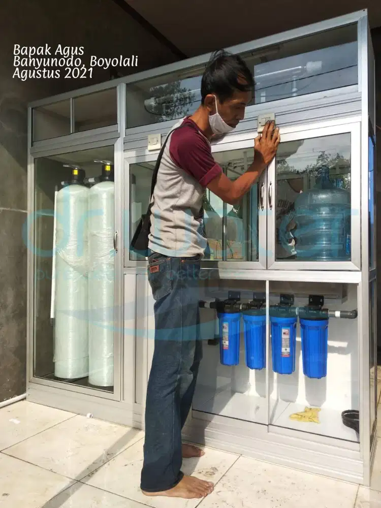 Paket Pasang Depot Air Minum Isi Ulang Lengkap Mesin