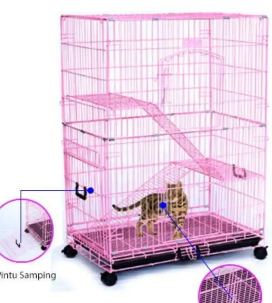 Kandang kucing octagon