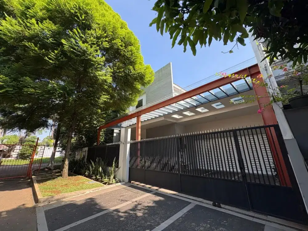Dijual Rumah Modern Hoek 2 Lantai dengan Design Eksklusif Dekat AEON dan ICE BSD, Pernah Masuk Majalah Arsitektur