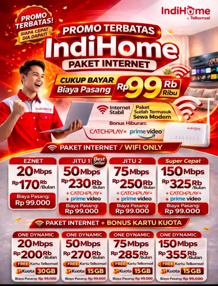 WiFi indihome termurah