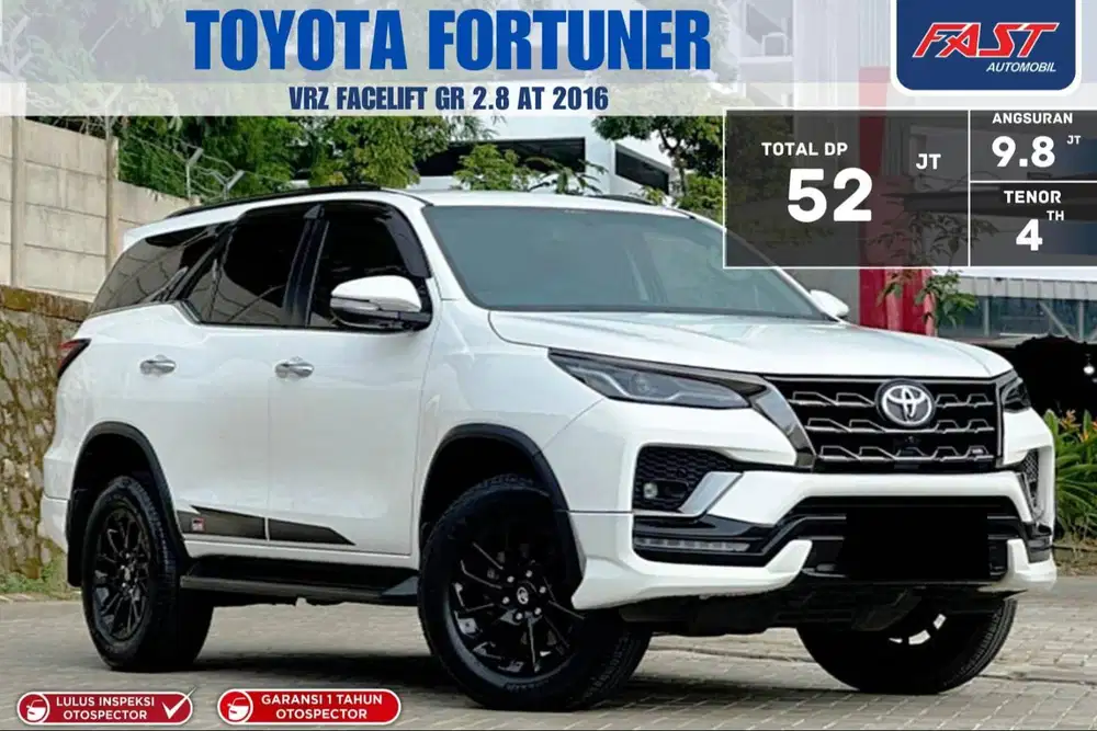TOYOTA FORTUNER VRZ 2016 FACELIFT GR 2.8 DIESEL AT LOW KM.83RB