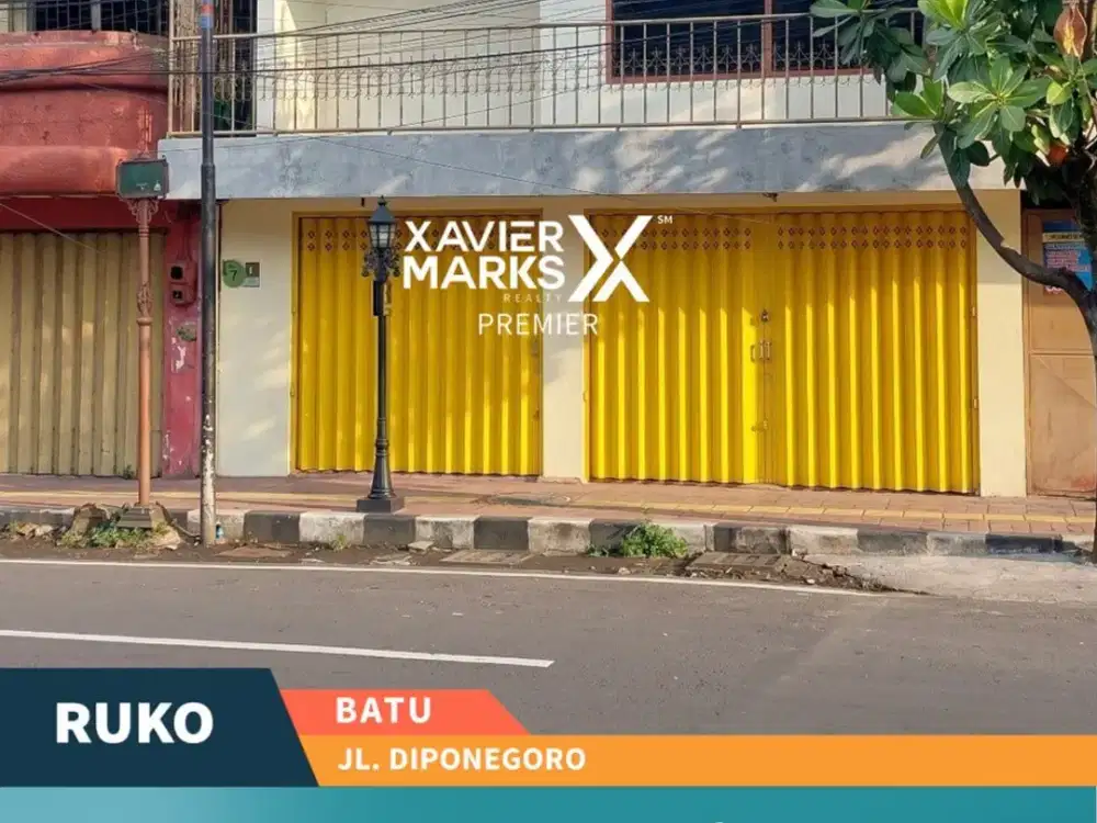 Dijual Ruko Kawasan Ramai Tengah Kota Batu Strategis