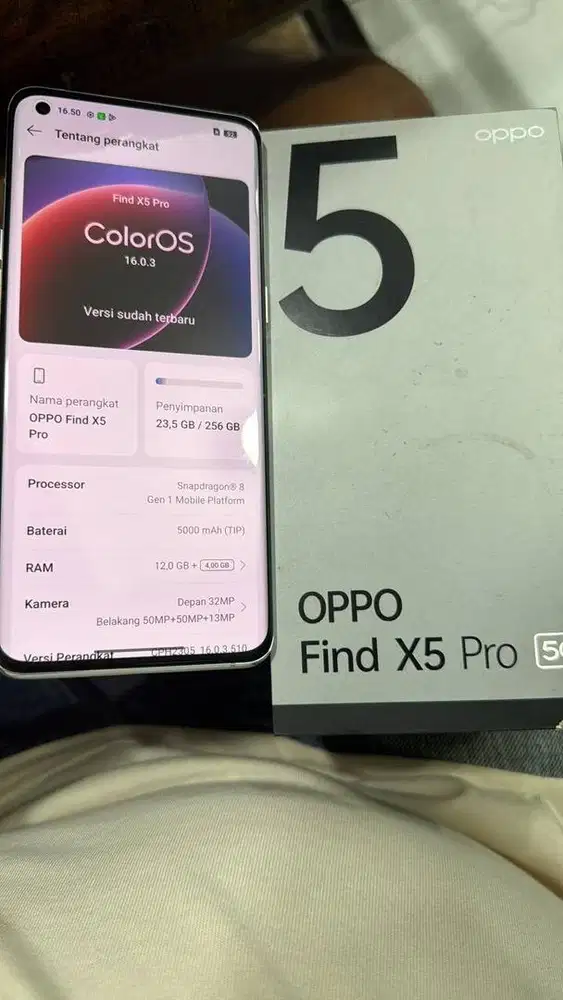 Oppo Find X5 Pro 12/256 5G resmi msih bgus mlus bnegt lngkp bs TT