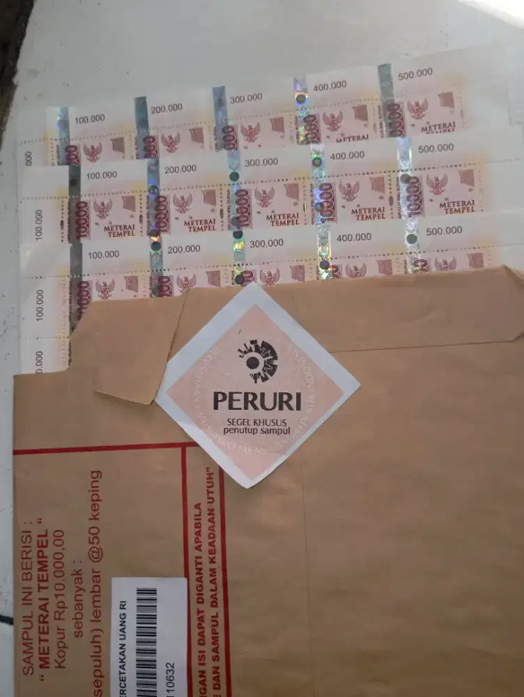 Matrai 10.000 3 lembar