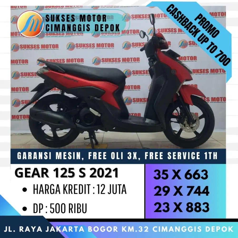 DP 500 GEAR S-VERSION 2021 MURAH KREDIT CICILAN RINGAN [SUKSES MOTOR]
