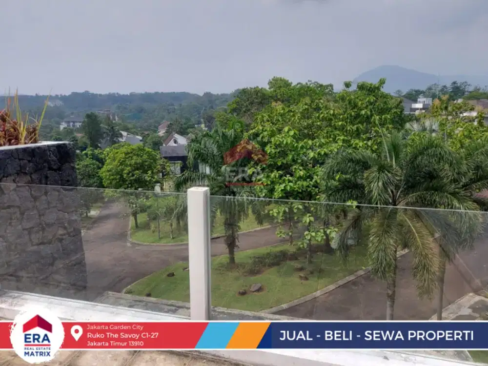 DIJUAL CEPAT Custer Mewah Di Sentul City 4 Lantai Dengan View Gunung