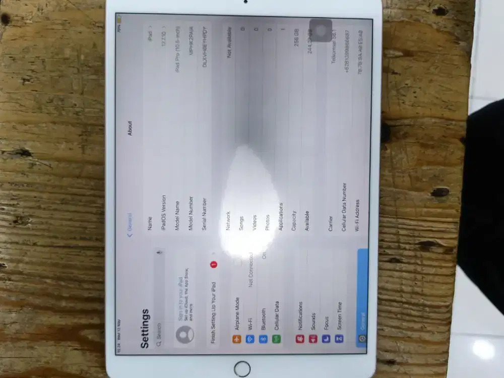 IPAD PRO 2nd gen ibox (10.5-inch)WIFI-CELULAR 256GB ROSE GOLD