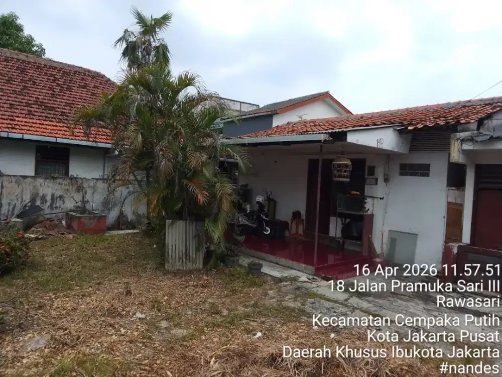 Tanah 480 M2 dan Rumah