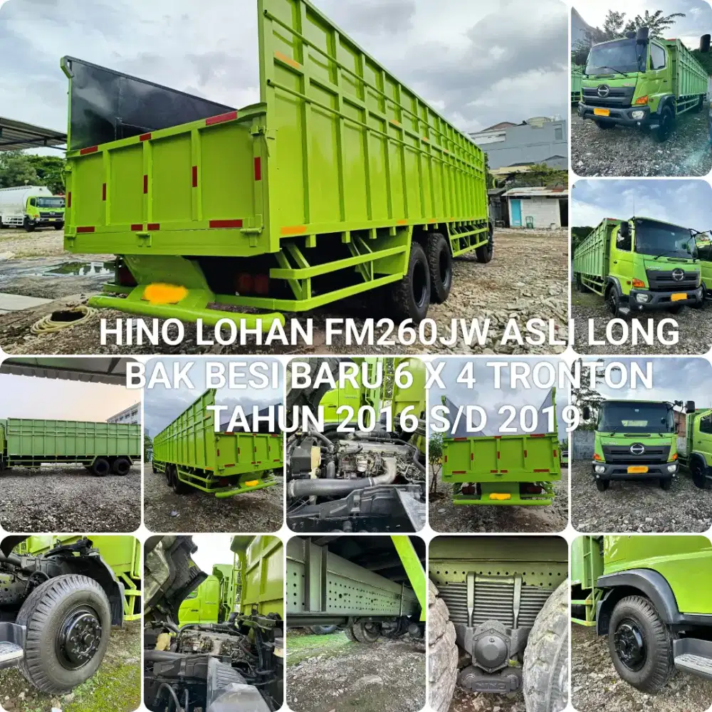 HINO LOHAN FM260JW ASLI LONG 6X4 BAK BESI TRONTON ISTIMEWA SEKALI